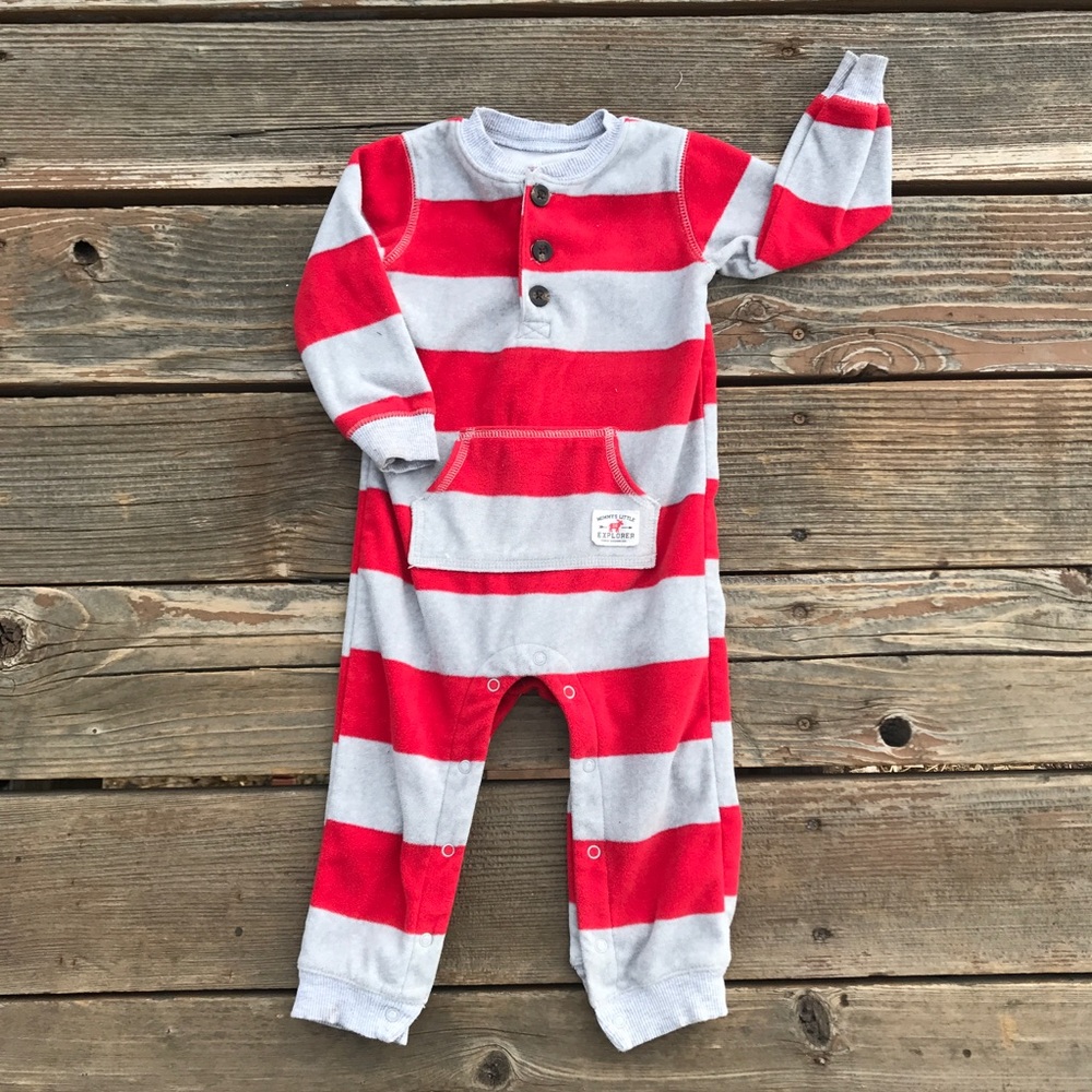 Carter's Fleece Romper ❤️
